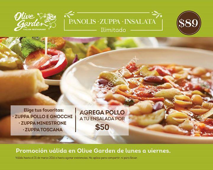 Sopa Ensalada Y Panes Ilimitados En Olive Garden Por 89 De Lunes