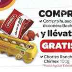 En Oxxo chorizo gratis en la compra de docenera de huevo