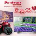 En Sanborns Venta de San Valentín 5-8 de febrero: 25% de descuento en electrónica y foto