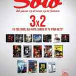 En Sanborns 3x2 en CD, DVD, blu rays, series de TV y box sets