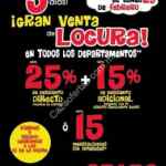 Venta de Locura Sears 25 al 29 de febrero: 25% de descuento + 15% adicional
