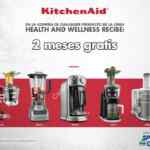 Compra productos KitchenAid participantes y recibe gratis 2 meses en Sport City