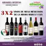 En la Alianza 3x2 en vinos mexicanos de la misma marca y uva