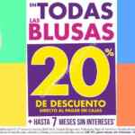 En Suburbia 20% de descuento en todas las blusas del 10 al 14 de marzo