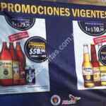 Promociones de cerveza en los camiones repartidores de grupo Modelo