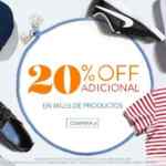 En Dafiti 20% de descuento adicional en miles de productos