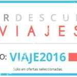 En Groupon hasta 20% de descuento adicional en viajes con el código VIAJE2016