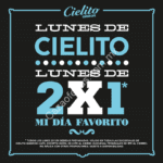 En Cielito Querido Café 2x1 todos los lunes después de las 6:00 PM