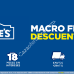 Macro Fin de Descuentos Lowes: Ofertas, envíos gratis, hasta 18 meses sin intereses y más