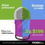 3 bocinas iFrogz Tadpole bluetooth por $199 en Mobo Shop