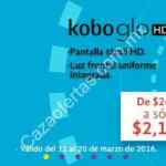 Kobo Glo HD de $2699 a $2199 en Gandhi (lector de ebooks tipo Kindle Paperwhite)