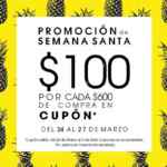 Promoción LOB Semana Santa: $100 en cupón por cada $600 de compra del 24 al 27 de marzo