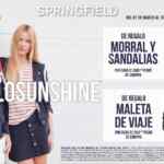 En Springfield maleta de viaje o morral y sandalias de regalo con tus compras