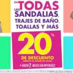 En Suburbia 20% de descuento en todos los trajes de baño, toallas, sandalias, lentes y más