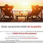 Promoción Santander Semana Santa: dobles puntos Recompensa en todas tus compras