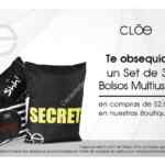 Set de bolsos multiusos gratis con tus compras en Cloe