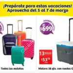 En Soriana 20% de descuento todas las maletas