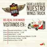 Wings Truck Chilis: Degustación de alitas en rutas participantes