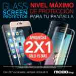 2x1 en protectores de pantalla para celular en Mobo