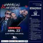 Boletos gratis para el concierto de Emmanuel y Mijares en Plaza Carso con tus compras