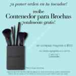 Contenedor para brochas gratis en elf Cosméticos en compras a partir de $500