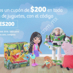 Cupón Soriana de $200 de descuento en juguetería a partir de $600 + envío gratis + meses sin intereses