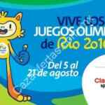 En Claro Sports Juegos Olímpicos Río 2016 en vivo GRATIS (en clarosports.com)