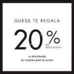 20% de descuento en Guess si te registras en su base de datos