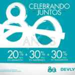 Promoción Devlyn 80 Aniversario: 20% de descuento en armazones + 30% en materiales y tratamientos