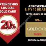 En GNC 20% adicional con Gold Card hasta el 10 de abril