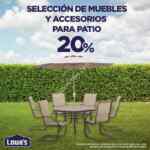 20% de descuento en muebles y accesorios para patio en Lowes