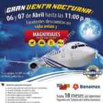 Venta Nocturna Magnicharters 6 y 7 de abril: descuentos y meses sin intereses en vuelos y paquetes