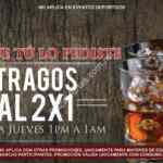 En Papa Bills 2x1 en tragos de lunes a jueves a partir de la 1 (aplica cerveza)