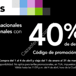 En Volaris 40% de descuento en vuelos nacionales e internacionales