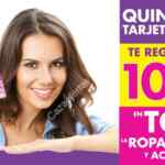 Quincena del Tarjetahabiente Suburbia: devolución del 10% adicional a otras promociones en ropa, calzado y accesorios