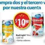 En Walmart 3x2 en Bud light Ritas (3x$21.80)