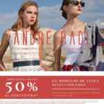 Hasta 50% de descuento en boutiques André Badi y en la tienda en línea