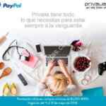 Cupón Privalia Paypal: $200 de regalo en compras de $1,200 o más
