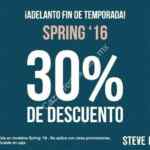 Adelanto de fin de temporada Steve Madden: 30% de descuento en zapatos Spring '16