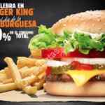 Promoción Burger King día de la hamburguesa: 10% de descuento en consumo total