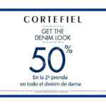 En Cortefiel 50% de descuento en la segunda prenda de mezclilla para dama