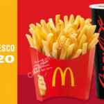 Cupón McDonalds de papas y refresco por $20