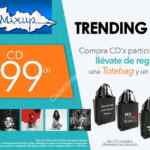 En Mixup totebag Gratis y DVD en la compra de CDs participantes (desde $99)