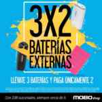 En Mobo 3x2 en baterías externas