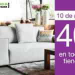 En mueblerías móbica 40% de descuento en toda la tienda por ser 10 de mayo