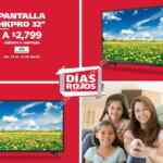 Pantalla Hkpro de 32" a $2,799 en los días rojos de Elektra del 28 al 30 de mayo