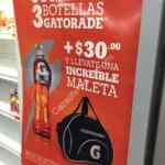 Promoción Maleta Gatorade Farmacias Guadalajara: Maleta deportiva en la compra de 3 Gatorades + $30