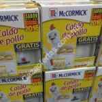 Pack de refractario gratis con caldo de pollo McCormick a $48