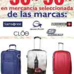 En Sears del 30% al 50% de descuento en equipaje y maletas