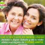 Promoción Día de las Madres Super Salads: combo GRATIS en tu segunda visita hoy 10 de mayo